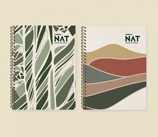 CUADERNO C/ESPIRAL LEDESMA NAT T/D 22X29 100H RAYADO